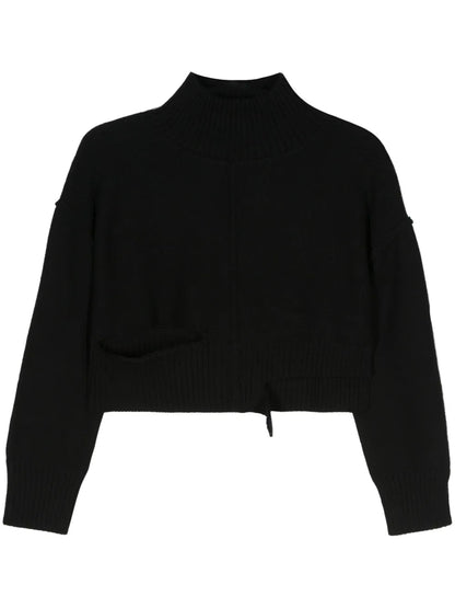 Cut-Out Cropped Jumper
