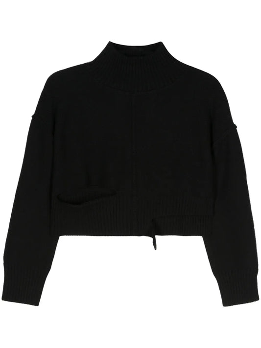 Cut-Out Cropped Jumper