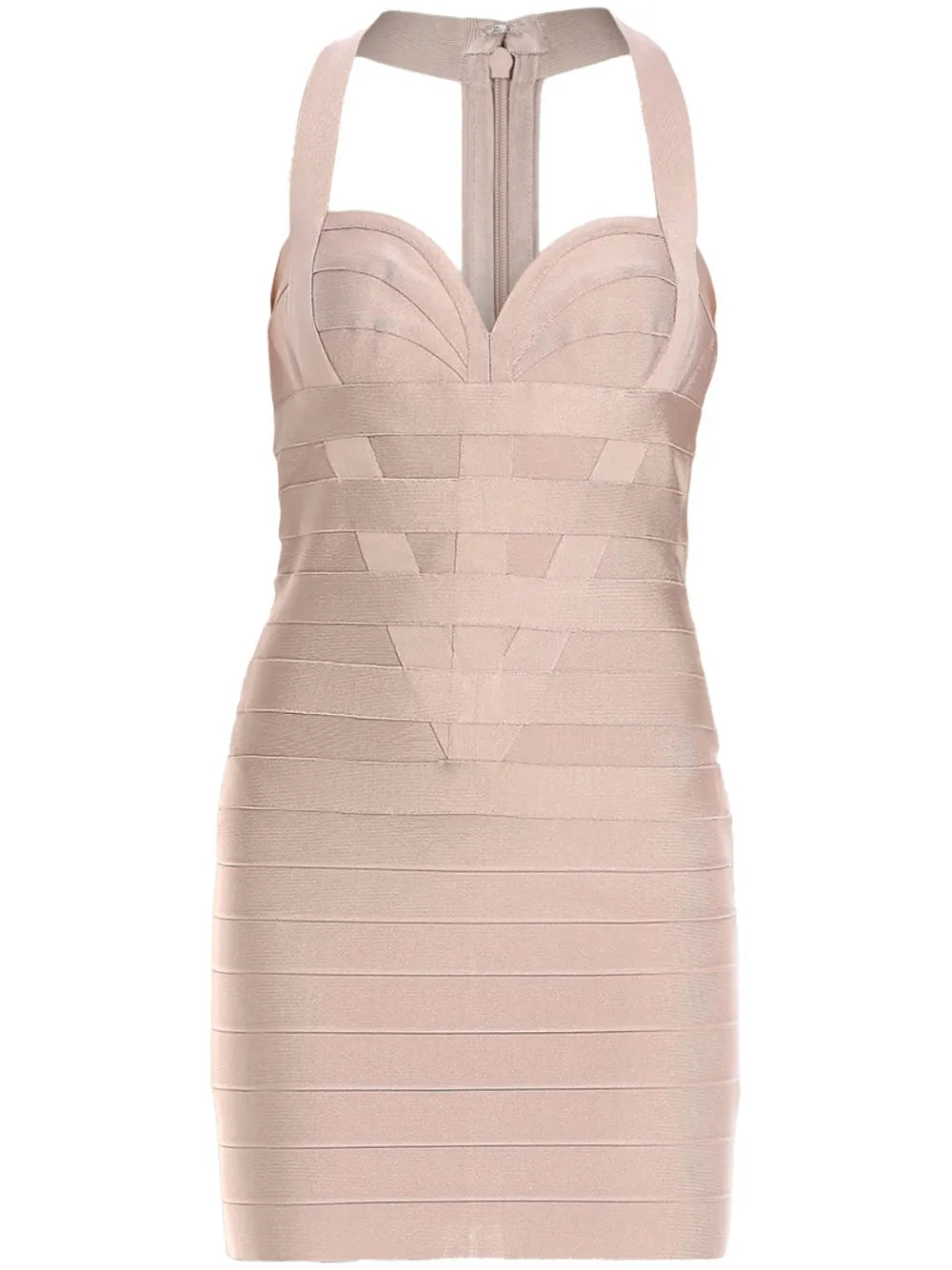 Halterneck Bandage Minidress