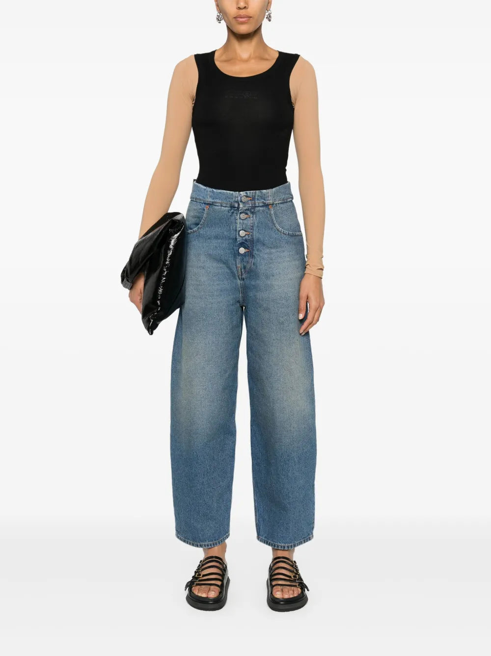 Numbers-Motif Layered Top