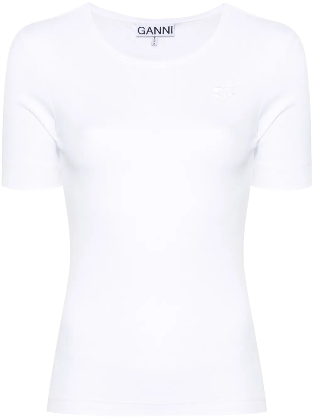 Logo-Embroidered Ribbed T-Shirt