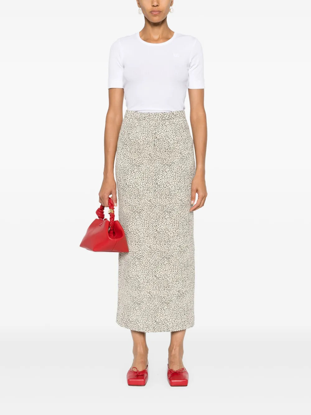 Logo-Embroidered Ribbed T-Shirt