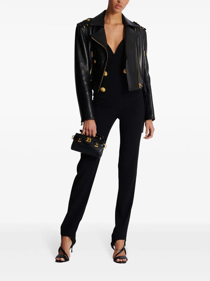 Halterneck Crepe Jumpsuit