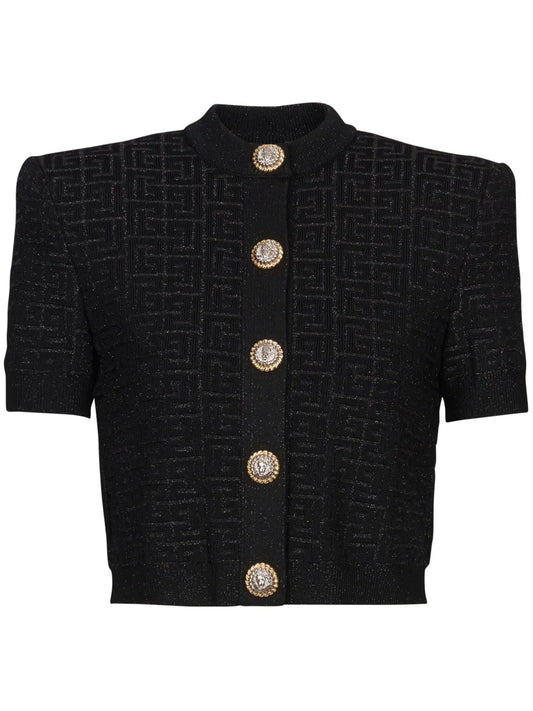 Pb Labyrinth Cropped Cardigan