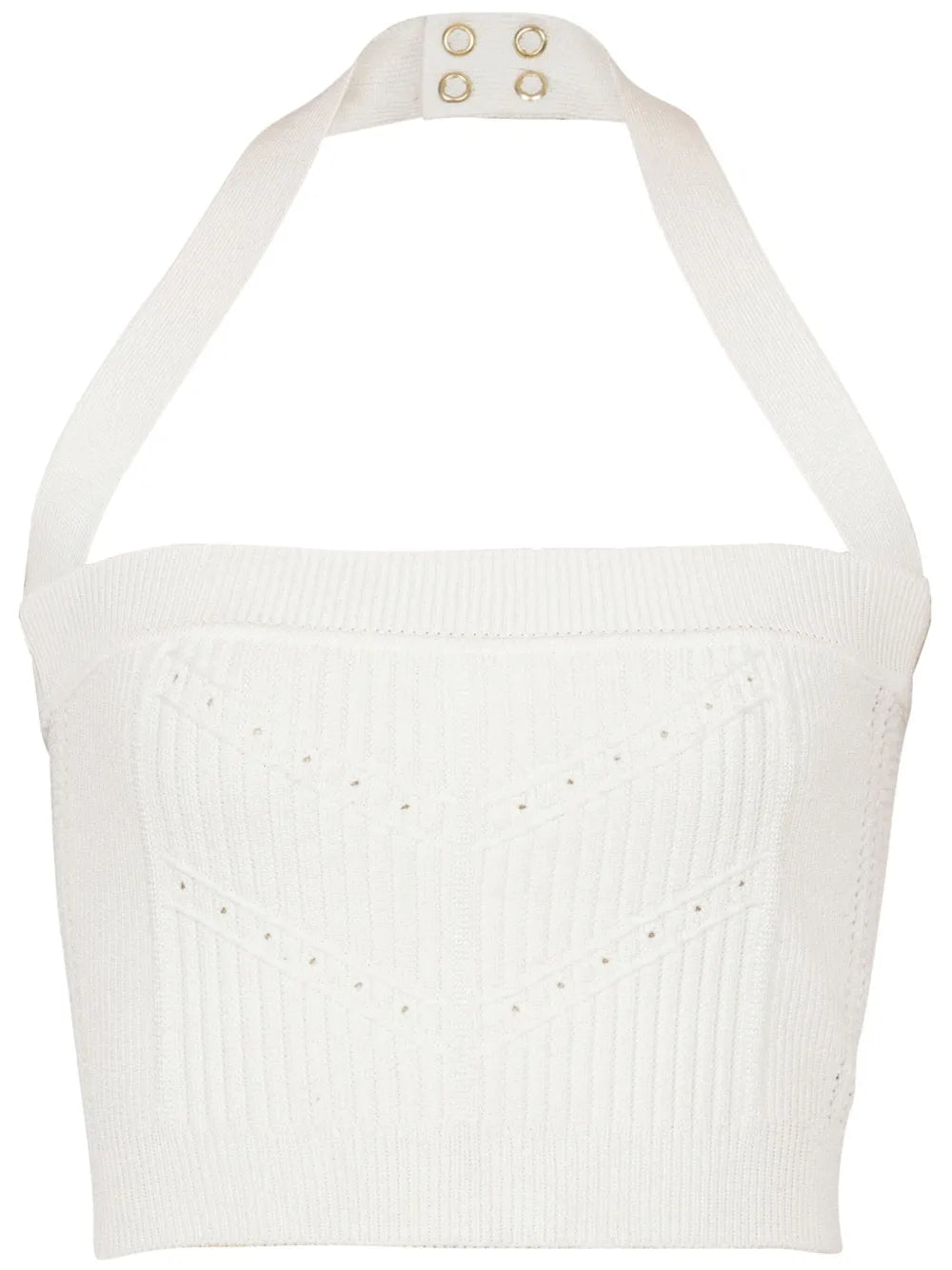 Knitted Halterneck Crop Top
