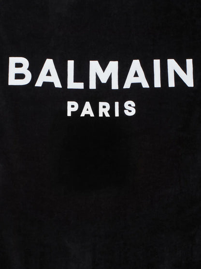 Logo-Print Cotton Beach Towel