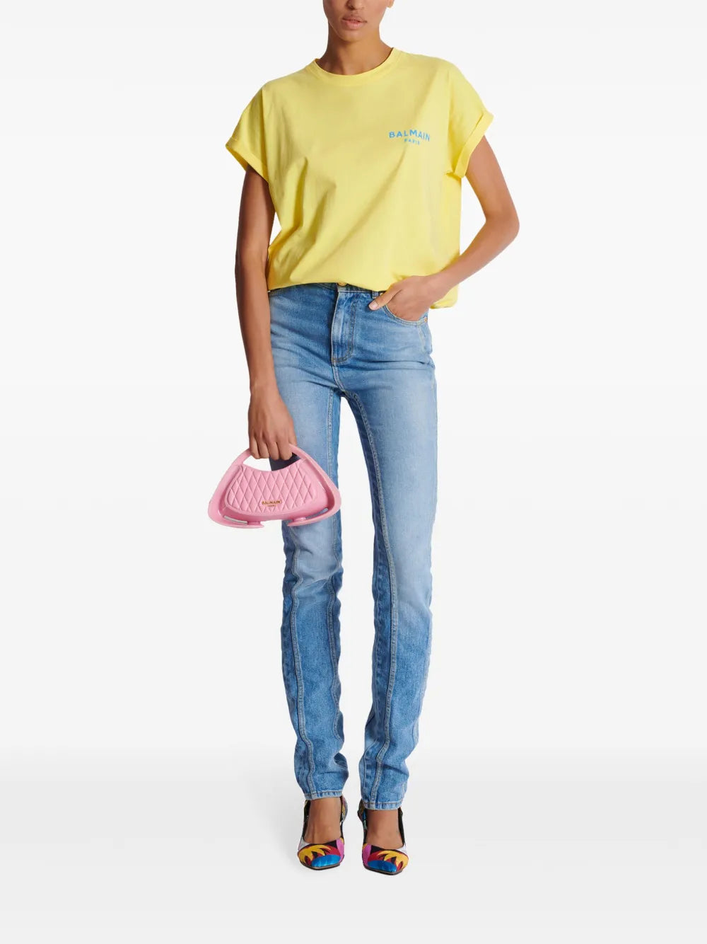 Flocked-Logo Cotton T-Shirt