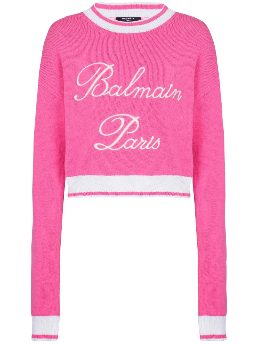 Balmain Signature Logo-Embroidered Jumper