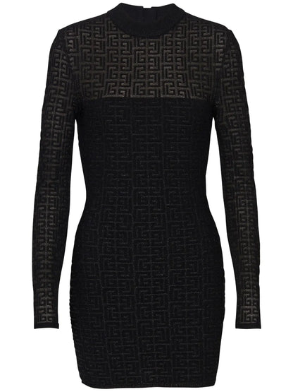 Pb Labyrinth Knitted Minidress