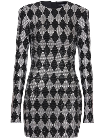 Crystal-Embellished Minidress