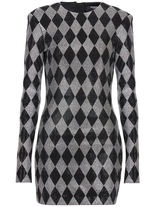 Crystal-Embellished Minidress