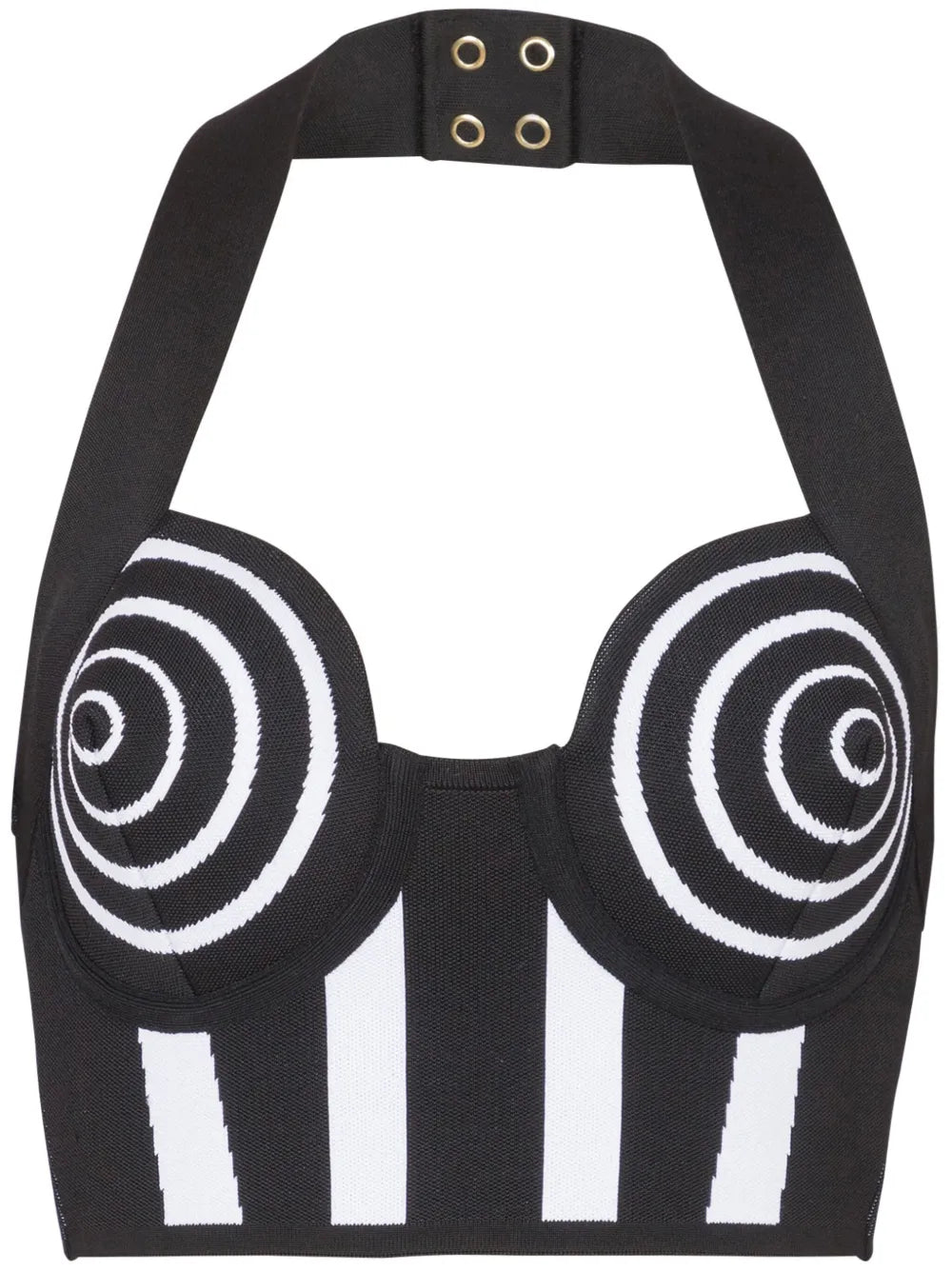 Striped Halterneck Top