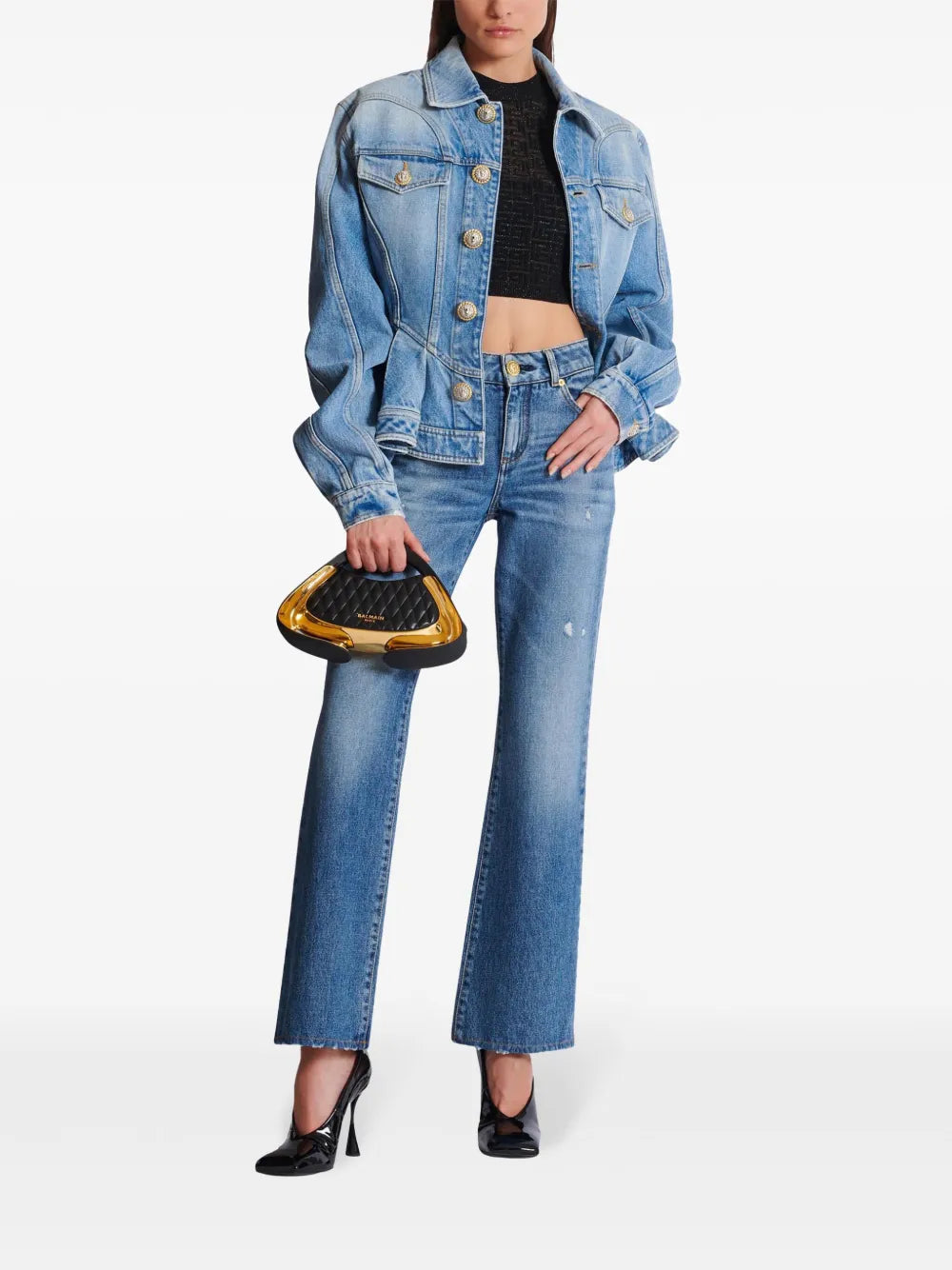 4G Halterneck Knit Top