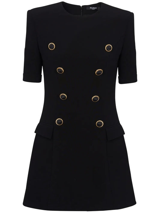 Tailored Textured Minidress