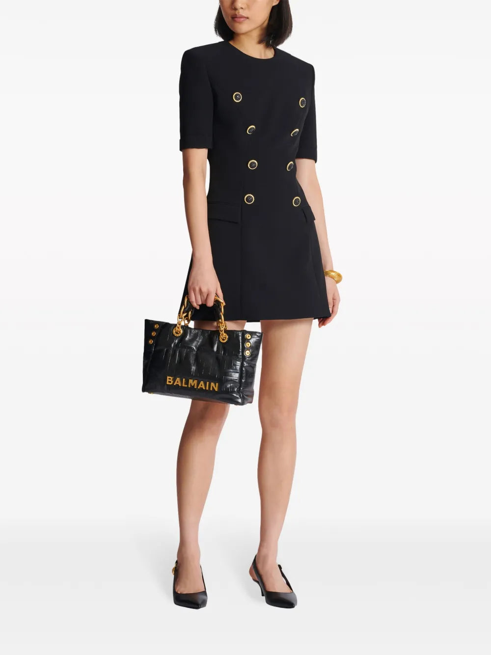 Tailored Textured Minidress