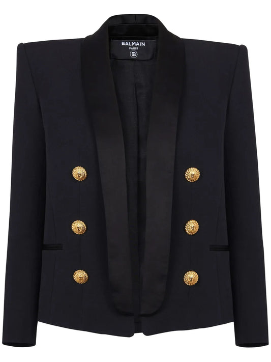 Double-Breasted Wool Blazer