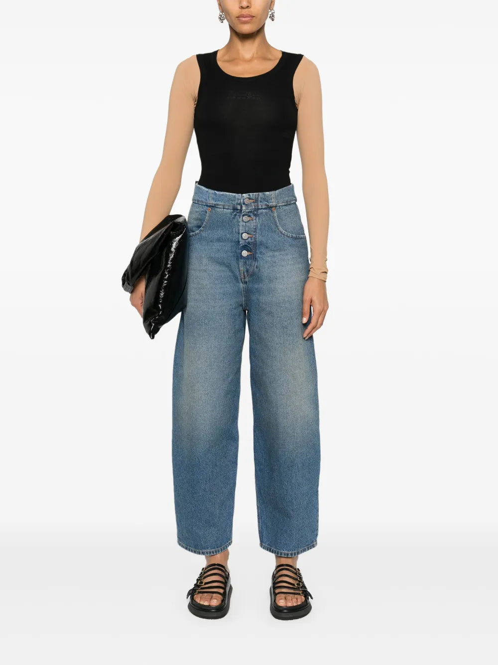 High-Rise Wide-Leg Jeans