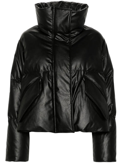 Funnel-Neck Padded Jacket