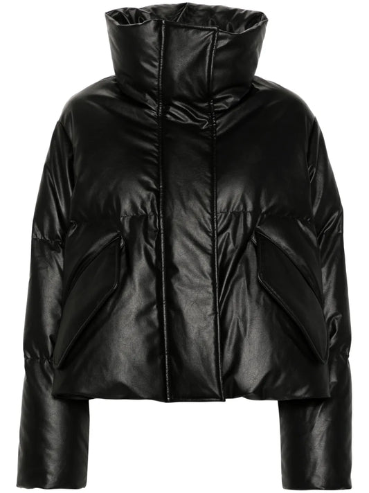 Funnel-Neck Padded Jacket