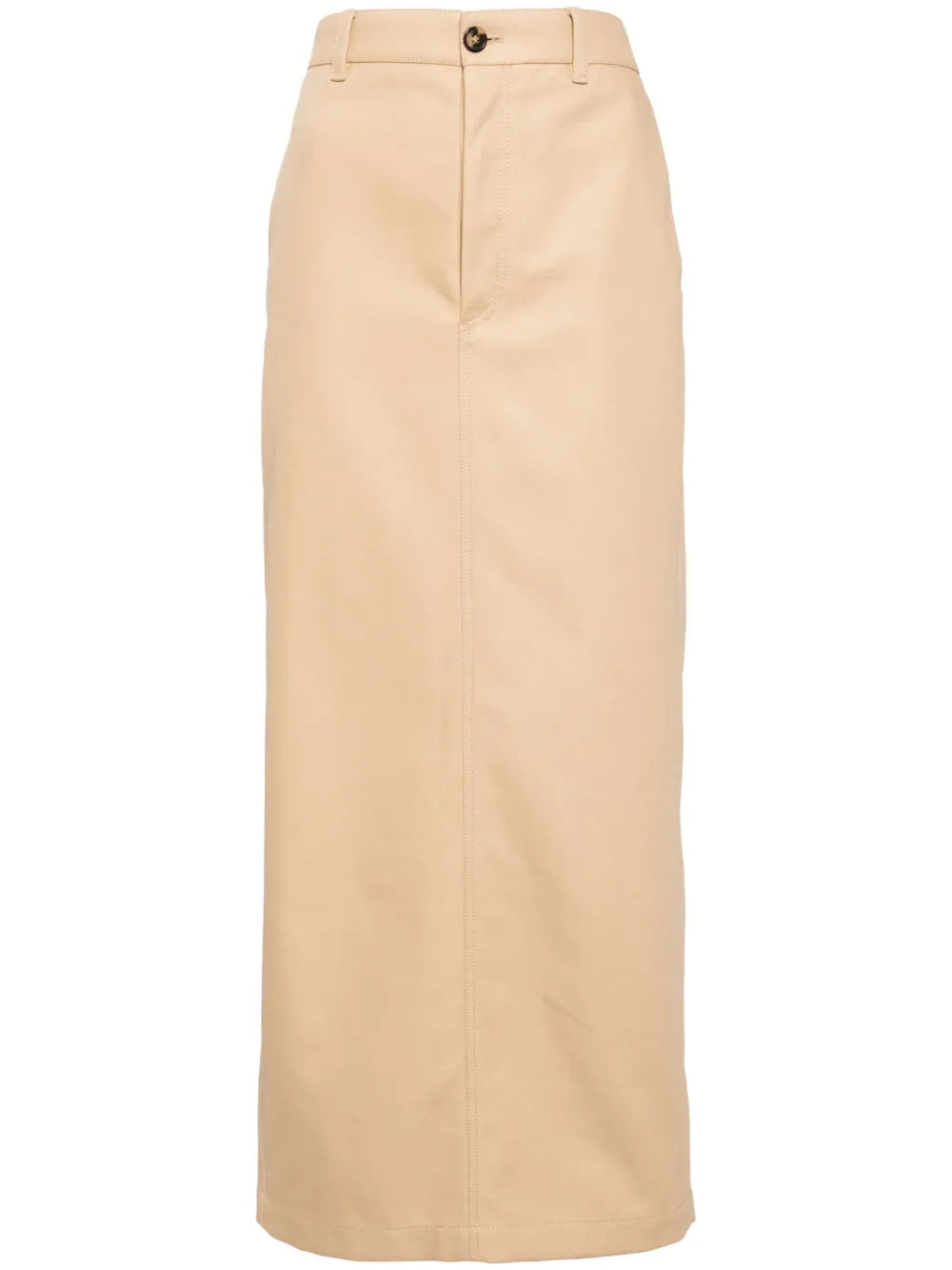 Drill Column Maxi Skirt
