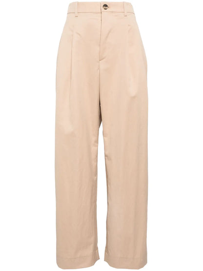 Wide-Leg Tailored Trousers