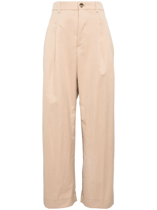 Wide-Leg Tailored Trousers