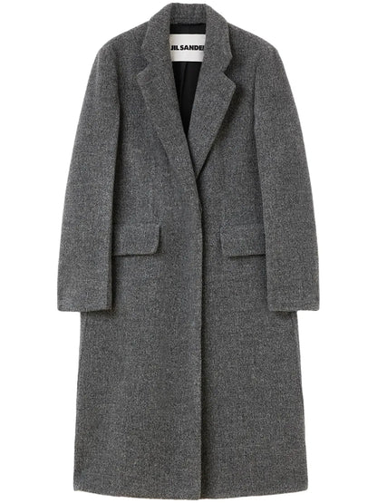 Notched-Lapel Tailored Coat