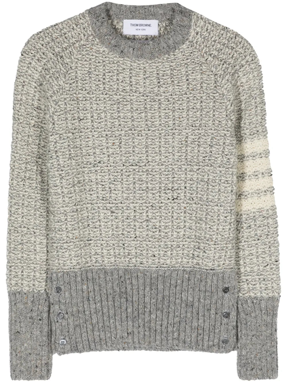 4-Bar Stripe Chunky-Knit Jumper