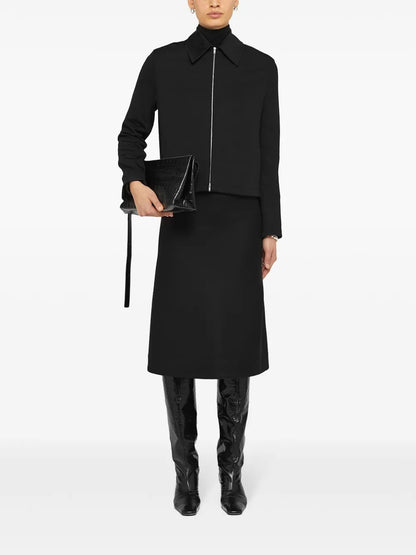 Zip-Up Shirt Jacket