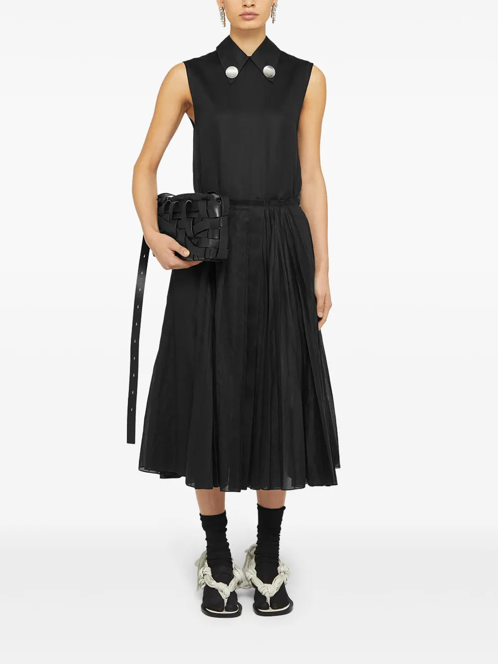 A-Line Pleated Skirt