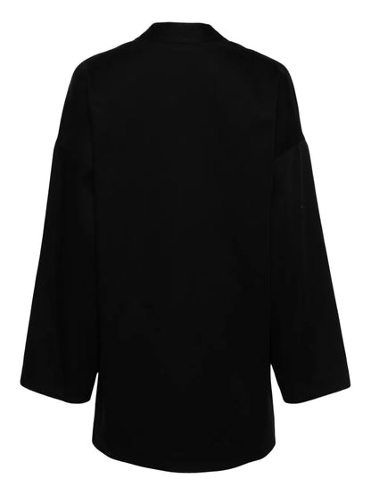 V-Neck Twill Jacket