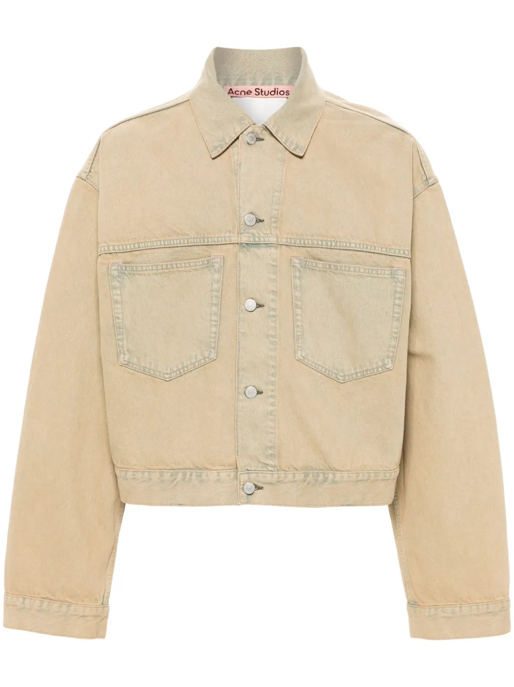 Patch-Pockets Denim Jacket