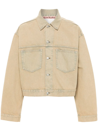 Patch-Pockets Denim Jacket