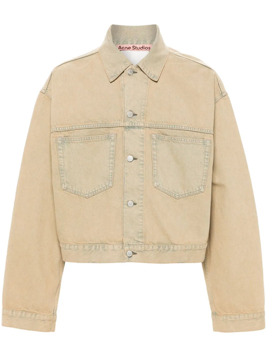 Patch-Pockets Denim Jacket
