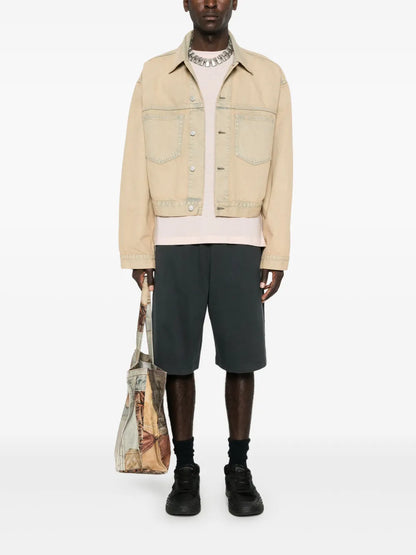 Patch-Pockets Denim Jacket