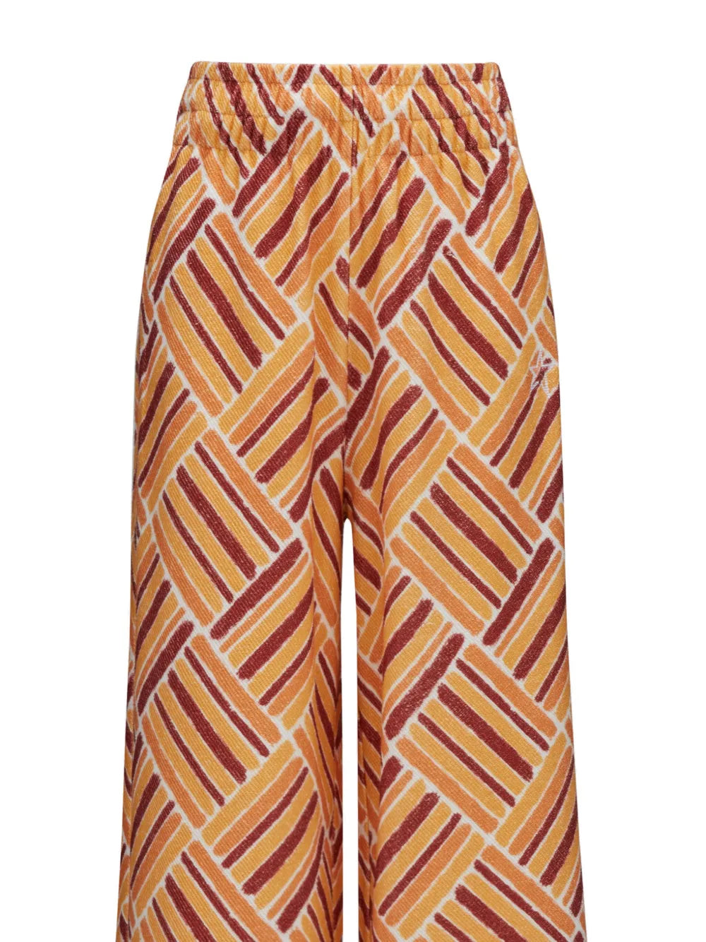 Eularia Geometric-Print Cotton Trousers