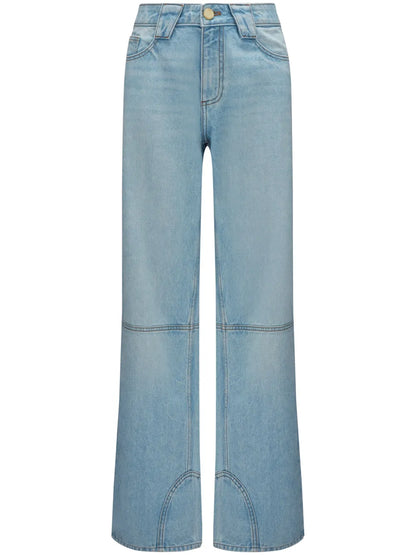 Low-Rise Wide-Leg Jeans