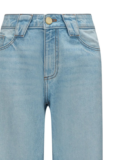 Low-Rise Wide-Leg Jeans