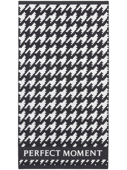 Houndstooth-Print Beach Towel