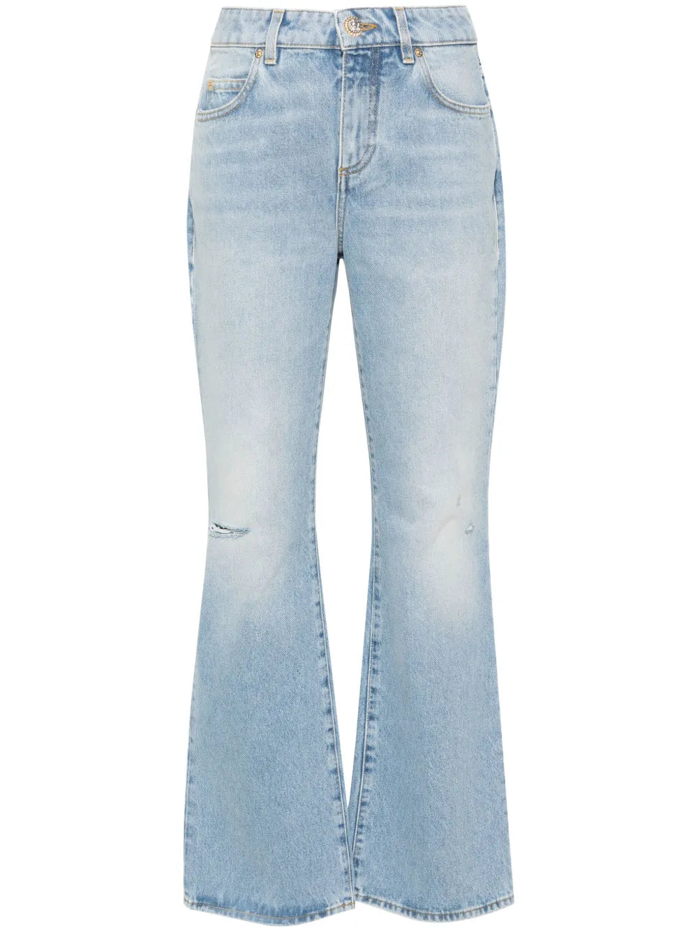 Mid-Rise Flared Jeans