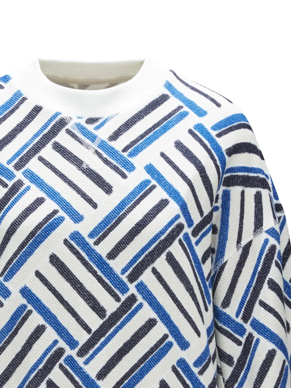 Eularia Geometric-Print Cotton Sweatshirt