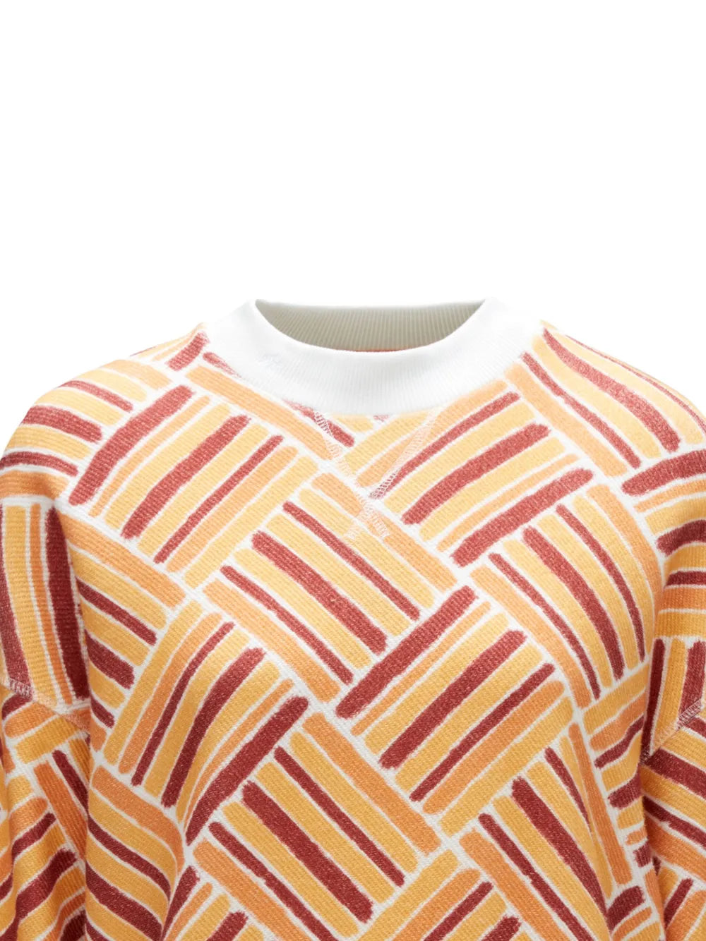 Eularia Geometric-Print Cotton Sweatshirt
