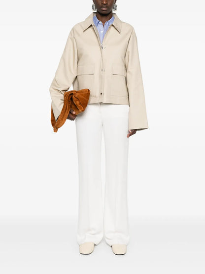 Organic Cotton Cropped Jacket