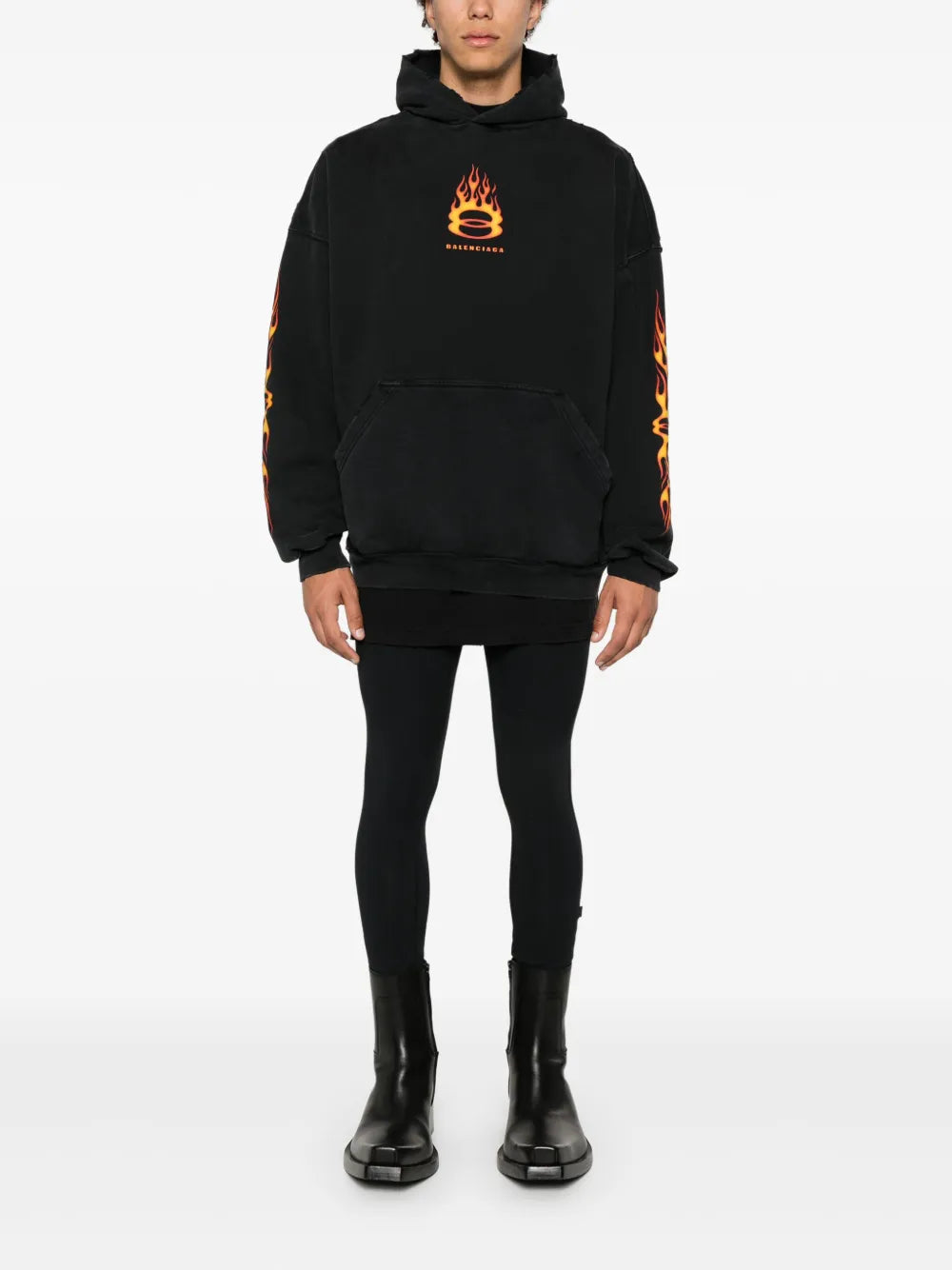 Logo-Print Cotton Hoodie