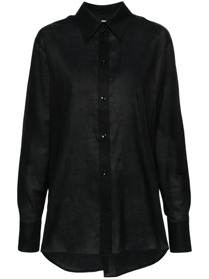Long-Sleeves Buttoned Shirt