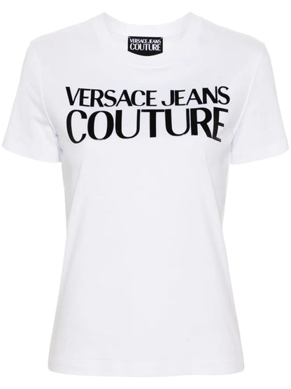 Logo-Tape Cotton T-Shirt