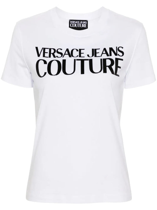 Logo-Tape Cotton T-Shirt