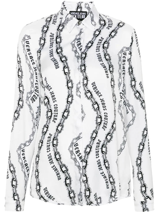 Chain-Link Print Shirt