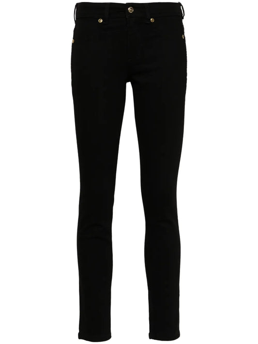 Logo-Plaque Skinny Jeans