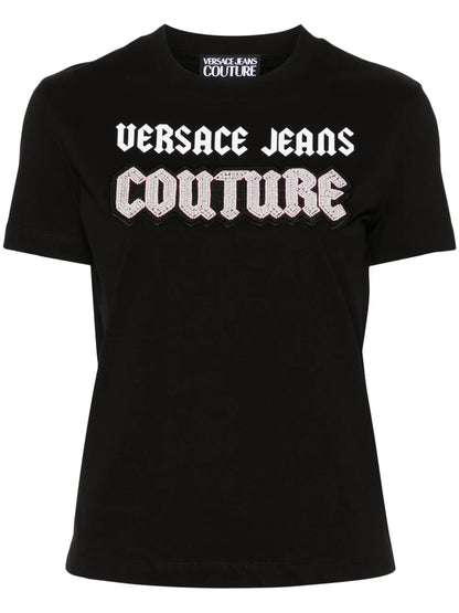Bead-Embellished Cotton T-Shirt